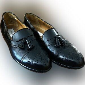 Mezlan Mens Havana Tassle Loafer.        Size 11W Great Pre-owned Condition